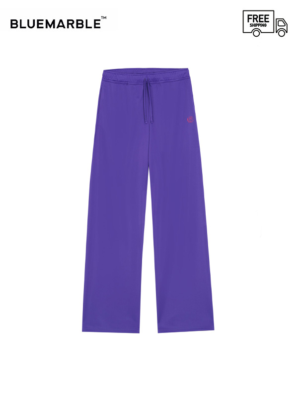 画像1: 送料無料【BLUE MARBLE-ブルーマーブル 】Tech-jersey track pants / purple (パンツ/パープル) (1)