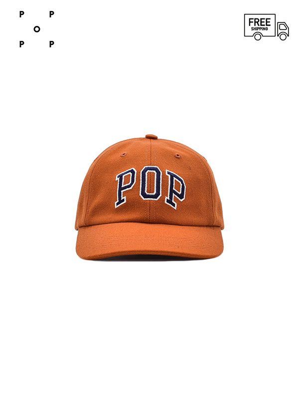 画像1: 送料無料【POP TRADING COMPANY - ポップ トレーディング カンパニー】Arch six panel hat / cinnamon (キャップ/シナモン) (1)